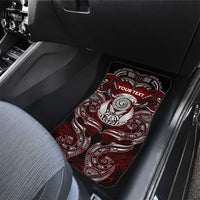 New Zealand Aotearoa Rugby Car Mats Maori Fern Tattoo Art