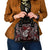 New Zealand Aotearoa Rugby Shoulder Handbag Maori Fern Tattoo Art
