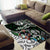 NZ Aotearoa Rugby Area Rug New Zealand Silver Fern