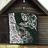 NZ Aotearoa Rugby Quilt New Zealand Silver Fern