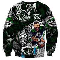 Personalized NZ Aotearoa Rugby Sweatshirt New Zealand Silver Fern