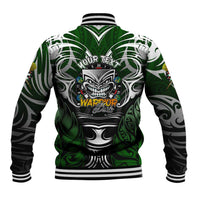 Personalised Warriors Maori Darts Baseball Jacket New Zealand Darts Silver Fern DT02 - Polynesian Pride