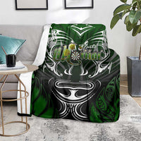 Warriors Maori Darts Blanket New Zealand Darts Silver Fern