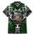 Personalised Warriors Maori Darts Family Matching Long Sleeve Bodycon Dress and Hawaiian Shirt New Zealand Darts Silver Fern