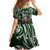Personalised Warriors Maori Darts Family Matching Mermaid Dress and Hawaiian Shirt New Zealand Darts Silver Fern