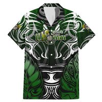 Personalised Warriors Maori Darts Family Matching Mermaid Dress and Hawaiian Shirt New Zealand Darts Silver Fern