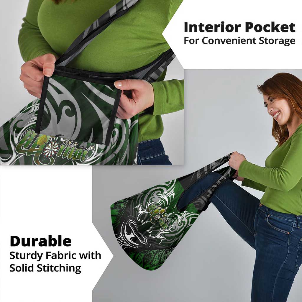 Warriors Maori Darts Grocery Bag New Zealand Darts Silver Fern