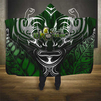Warriors Maori Darts Hooded Blanket New Zealand Darts Silver Fern