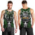 Personalised Warriors Maori Darts Men Tank Top New Zealand Darts Silver Fern
