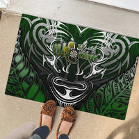 Warriors Maori Darts Rubber Doormat New Zealand Darts Silver Fern