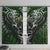 Warriors Maori Darts Window Curtain New Zealand Darts Silver Fern