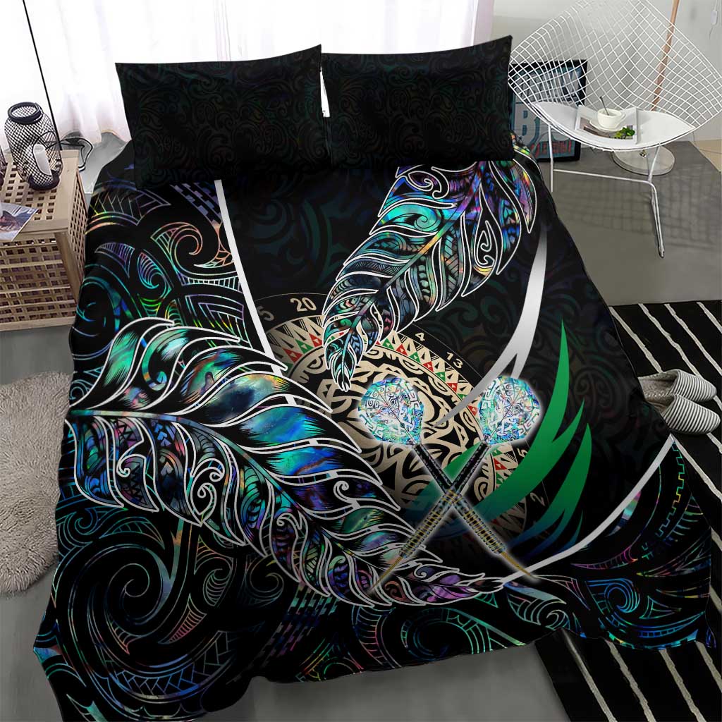 New Zealand Darts Bedding Set NZ Paua Shell Maori Fern