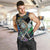 Personalised New Zealand Darts Men Tank Top NZ Paua Shell Maori Fern