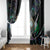 New Zealand Darts Window Curtain NZ Paua Shell Maori Fern