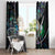 New Zealand Darts Window Curtain NZ Paua Shell Maori Fern