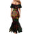 Custom Vanuatu 45th Independence Anniversary Family Matching Mermaid Dress and Hawaiian Shirt Flower Melanesian Namele Turtle - Polynesian Pride