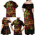 Custom Vanuatu 45th Independence Anniversary Family Matching Off Shoulder Maxi Dress and Hawaiian Shirt Flower Melanesian Namele Turtle - Polynesian Pride