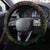 Vanuatu 45th Independence Anniversary Steering Wheel Cover Flower Melanesian Namele Turtle - Polynesian Pride