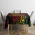 Vanuatu 45th Independence Anniversary Tablecloth Flower Melanesian Namele Turtle - Polynesian Pride