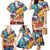 Custom The Philippines 126th Independence Anniversary Family Matching Mermaid Dress and Hawaiian Shirt Art Style - Polynesian Pride