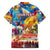 Custom The Philippines 126th Independence Anniversary Family Matching Short Sleeve Bodycon Dress and Hawaiian Shirt Art Style - Polynesian Pride