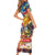 Custom The Philippines 126th Independence Anniversary Family Matching Short Sleeve Bodycon Dress and Hawaiian Shirt Art Style - Polynesian Pride