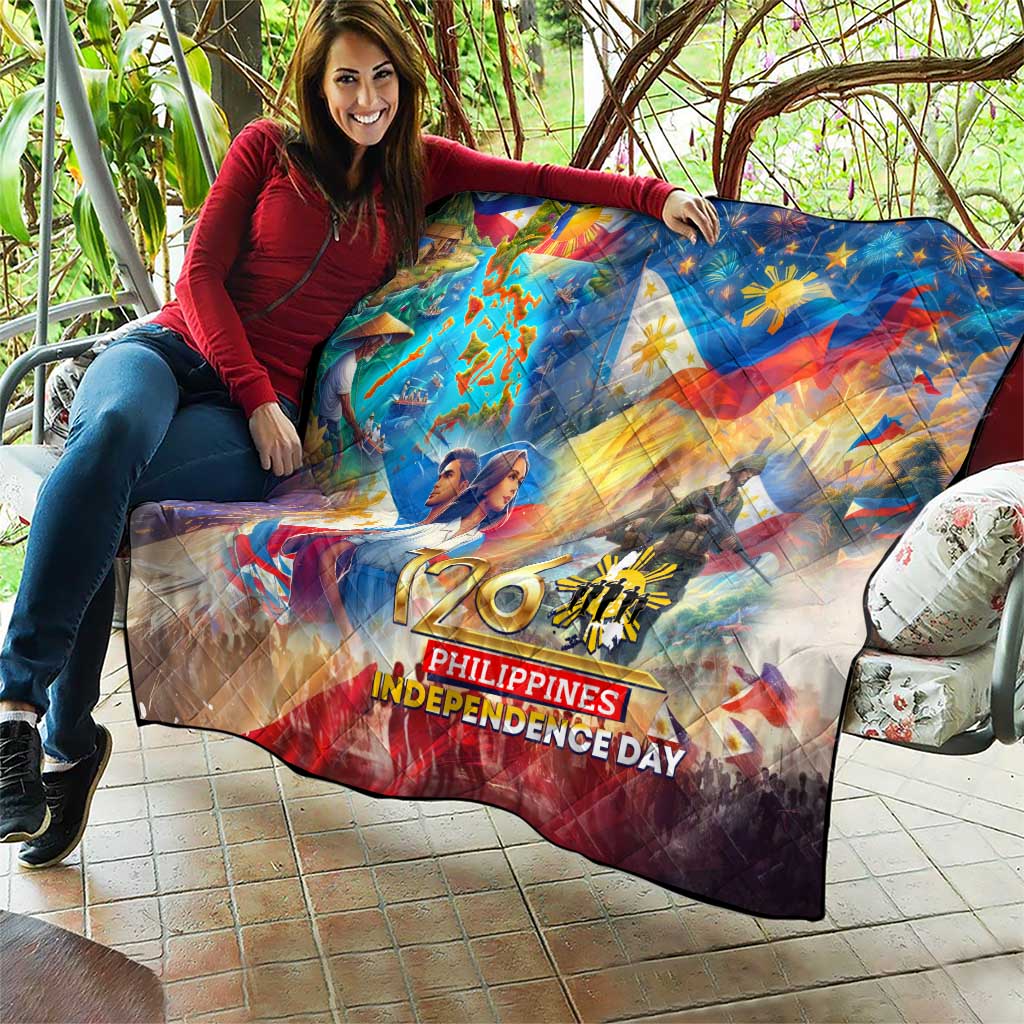 The Philippines 126th Independence Anniversary Quilt Art Style - Polynesian Pride