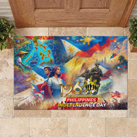 The Philippines 126th Independence Anniversary Rubber Doormat Art Style - Polynesian Pride