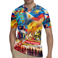Custom The Philippines 126th Independence Anniversary Rugby Jersey Art Style - Polynesian Pride