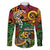 Personalized Vanuatu 45th Independence Anniversary Family Matching Long Sleeve Bodycon Dress and Hawaiian Shirt Melanesian Pattern Reggae - Polynesian Pride