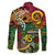 Personalized Vanuatu 45th Independence Anniversary Family Matching Long Sleeve Bodycon Dress and Hawaiian Shirt Melanesian Pattern Reggae - Polynesian Pride