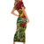 Personalized Vanuatu 45th Independence Anniversary Family Matching Short Sleeve Bodycon Dress and Hawaiian Shirt Melanesian Pattern Reggae - Polynesian Pride