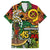 Personalized Vanuatu 45th Independence Anniversary Family Matching Tank Maxi Dress and Hawaiian Shirt Melanesian Pattern Reggae - Polynesian Pride