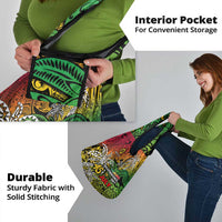 Personalized Vanuatu 45th Independence Anniversary Grocery Bag Melanesian Pattern Reggae - Polynesian Pride