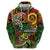 Personalized Vanuatu 45th Independence Anniversary Hoodie Melanesian Pattern Reggae - Polynesian Pride