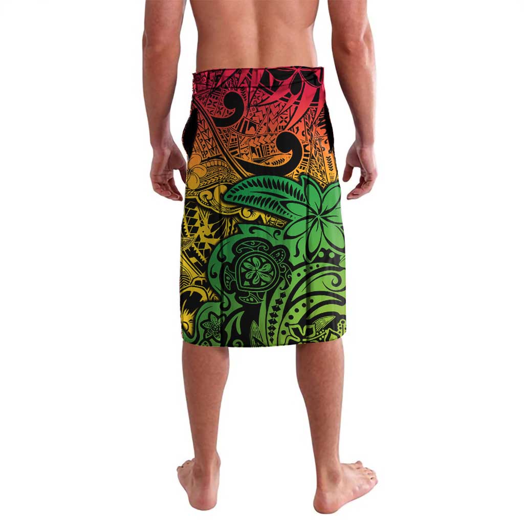 Personalized Vanuatu 45th Independence Anniversary Lavalava Melanesian Pattern Reggae - Polynesian Pride
