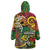 Personalized Vanuatu 45th Independence Anniversary Wearable Blanket Hoodie Melanesian Pattern Reggae - Polynesian Pride