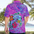 Personalized Dolphin Polynesia Hawaiian Shirt Hibiscus Tropical Wave - Purple Vibes