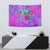 Dolphin Polynesia Tapestry Hibiscus Tropical Wave - Purple Vibes