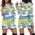 Surfing Christmas Hoodie Dress Tropical Santa Let's Go Surfing DT02 - Polynesian Pride