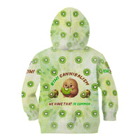 Kiwi Cannibalism Kid Hoodie New Zealand Kiwi Cute Bird Funny