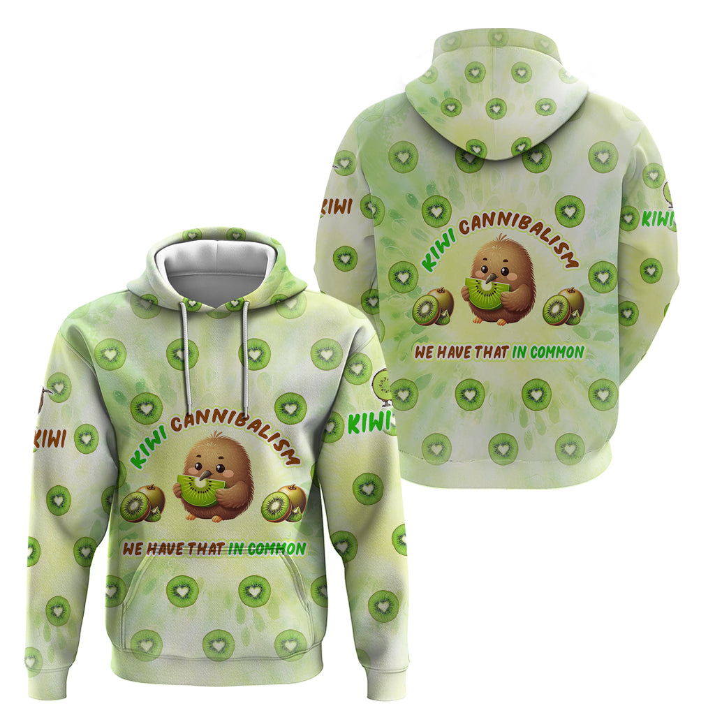 Kiwi Cannibalism Zip Hoodie New Zealand Kiwi Cute Bird Funny
