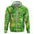 I Love Kiwi Zip Hoodie New Zealand Kiwi Fruit Summer Cocktail