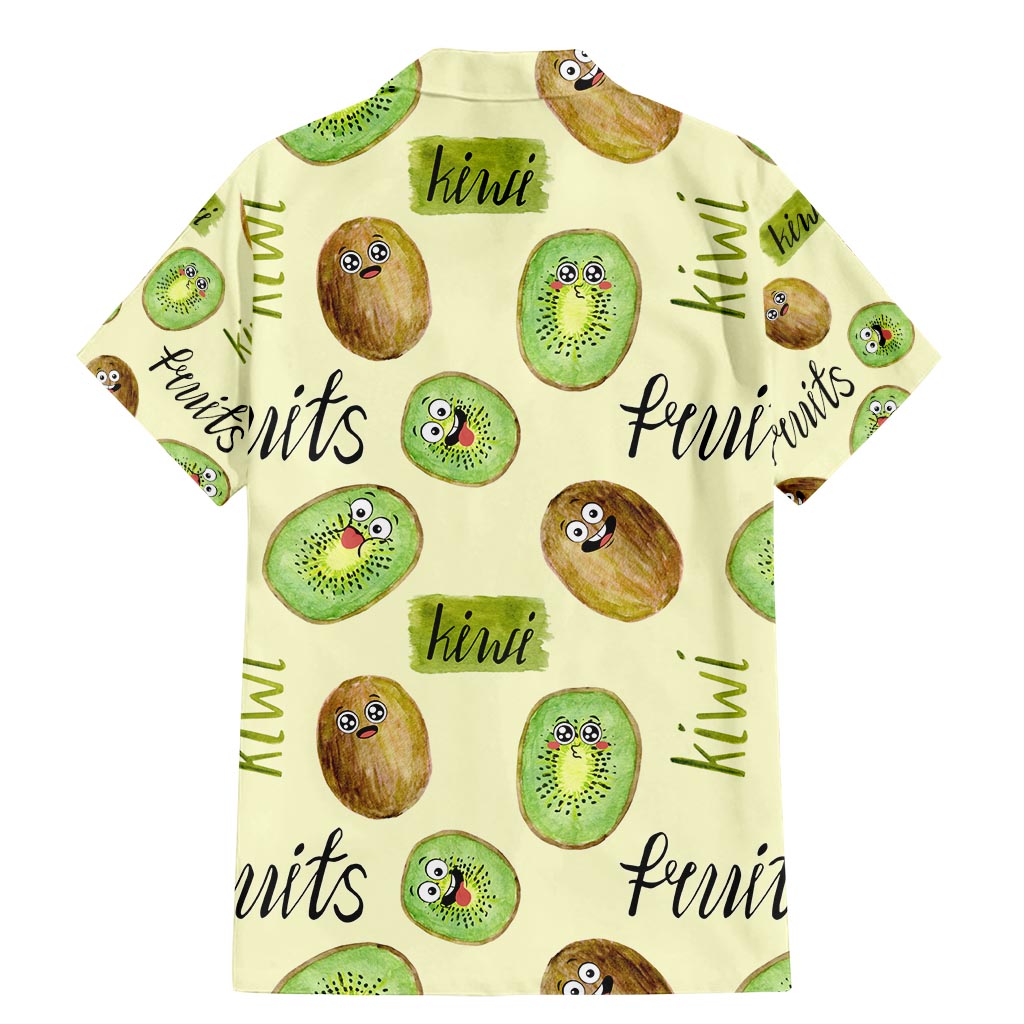 Kiwi Cute Humorous Family Matching Mermaid Dress and Hawaiian Shirt New Zealand Fruit DT02 - Polynesian Pride