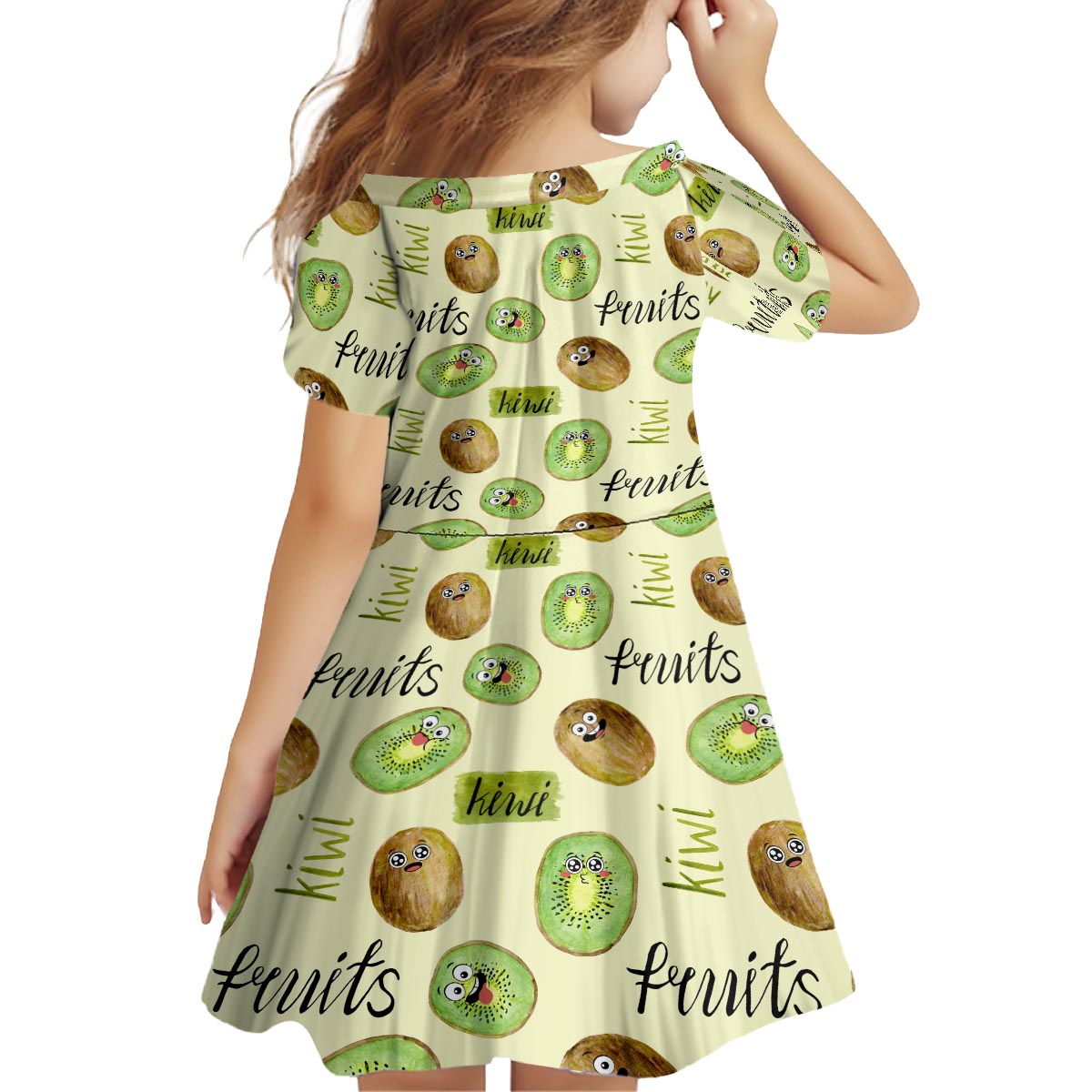 Kiwi Cute Humorous Family Matching Puletasi and Hawaiian Shirt New Zealand Fruit DT02 - Polynesian Pride