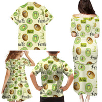 Kiwi Cute Humorous Family Matching Puletasi and Hawaiian Shirt New Zealand Fruit DT02 - Polynesian Pride