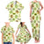 Kiwi Cute Humorous Family Matching Tank Maxi Dress and Hawaiian Shirt New Zealand Fruit