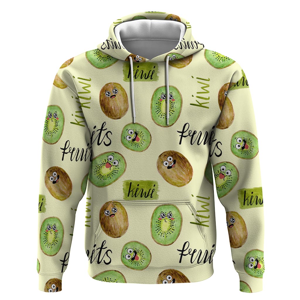 Kiwi Cute Humorous Hoodie New Zealand Fruit