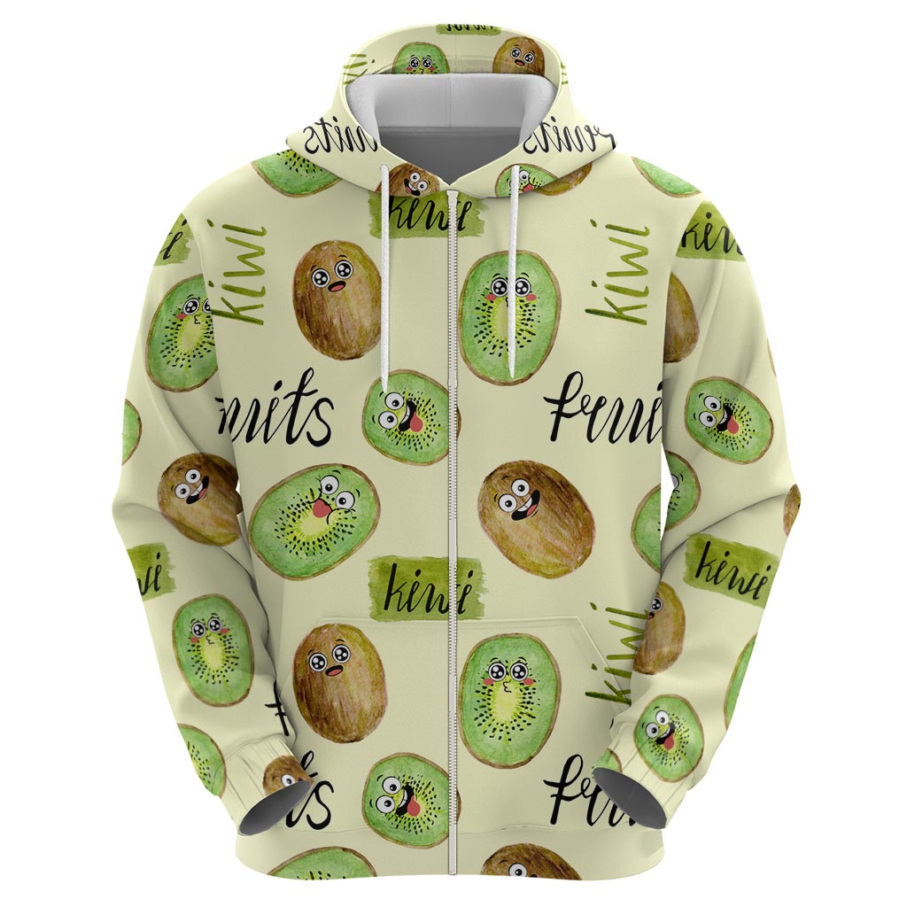 Kiwi Cute Humorous Hoodie New Zealand Fruit