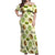 Kiwi Cute Humorous Off Shoulder Maxi Dress New Zealand Fruit